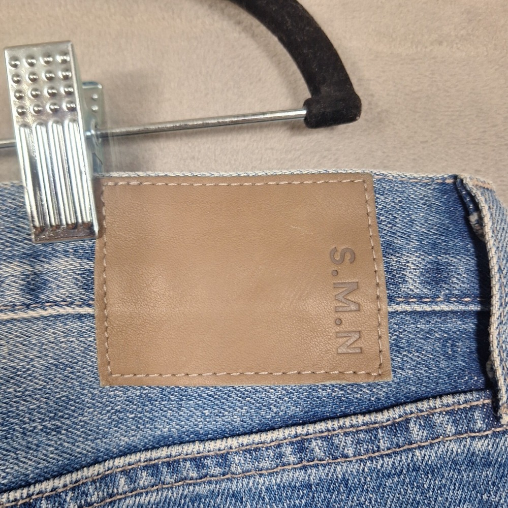 S.M.N. Denim The Hunter slim Jeans Redline Selvedge Mens 36x30 (36x29) USA MADE - Picture 4 of 11